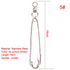 Metal Trousers Pant Chain Wallet Belt Rock Punk Jeans Keychain Silver Ring Clip Keyring HipHop Trendy Jewelry New