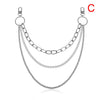 Metal Trousers Pant Chain Wallet Belt Rock Punk Jeans Keychain Silver Ring Clip Keyring HipHop Trendy Jewelry New