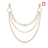 Metal Trousers Pant Chain Wallet Belt Rock Punk Jeans Keychain Silver Ring Clip Keyring HipHop Trendy Jewelry New