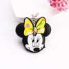 Cute Cartoon Keychain Silicone Stitch Protective Key Case Cover for Key Control Dust Cap Holder Gift Women Key Chain