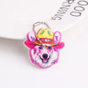 Cute Cartoon Keychain Silicone Stitch Protective Key Case Cover for Key Control Dust Cap Holder Gift Women Key Chain