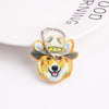 Cute Cartoon Keychain Silicone Stitch Protective Key Case Cover for Key Control Dust Cap Holder Gift Women Key Chain